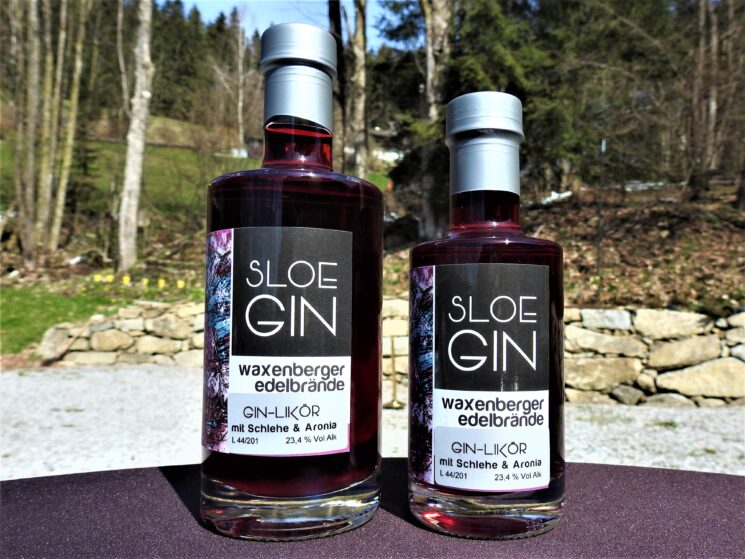 SloeGin - Ginlikör Schlehdorn Aronia