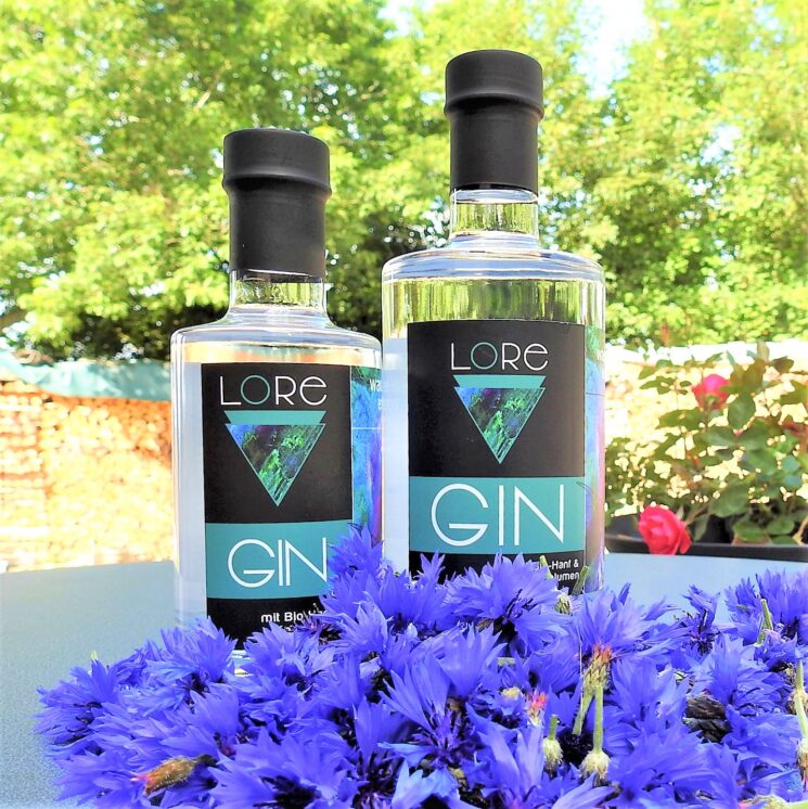 LoRe HanfGin mit Mühlviertler Bio-CBD-Hanfblüten